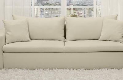 Wohnzimmer in modischen Farben – beige Couch – und Sofa – Inspirationen